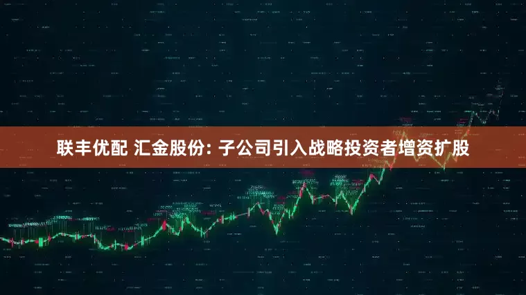 联丰优配 汇金股份: 子公司引入战略投资者增资扩股